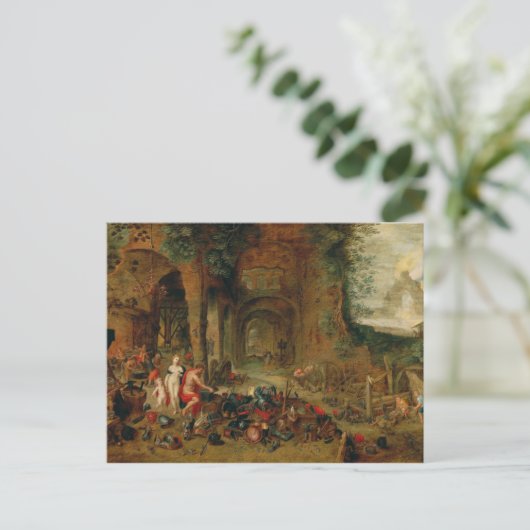 Jan Brueghel - Forge of Vulcan Briefkaart (Staand voorkant)