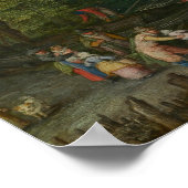 Jan Brueghel in het Elder-rivierlandschap Poster (Hoek)