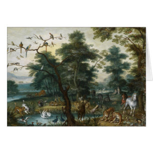 Jan Brueghel in het Younger-Paradise landschap