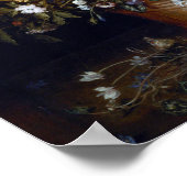 Jan Brueghel the Elder Flowers in a Wooden Vessel Poster (Hoek)