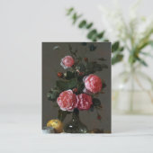 Jan Davidsz de Heem, Bloemen Stilleven Briefkaart (Staand voorkant)