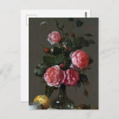 Jan Davidsz de Heem, Bloemen Stilleven Briefkaart (Voorkant / Achterkant)