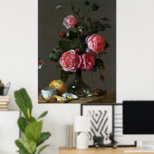 Jan Davidsz de Heem, Bloemen Stilleven Poster (Thuiskantoor)