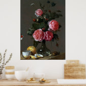 Jan Davidsz de Heem, Bloemen Stilleven Poster (Keuken)