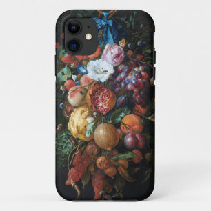 Jan Davidsz de Heem, Festoon van Fruit en Bloemen Case-Mate iPhone Case