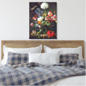 Jan Davidsz de Heem "Flower Vase" Canvas Afdruk (Insitu (Slaapkamer))