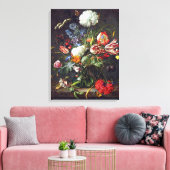 Jan Davidsz de Heem "Flower Vase" Canvas Afdruk (Insitu (Woonkamer))