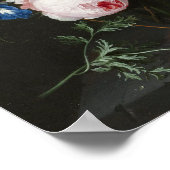 Jan Davidsz. De Heem - Still Life With Flowers Poster (Hoek)