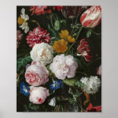 Jan Davidsz. De Heem - Still Life With Flowers Poster (Voorkant)