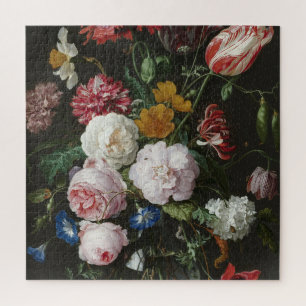 Jan Davidsz. De Heem - stilstaand leven met bloeme Legpuzzel
