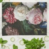 Jan Davidsz. De Heem - stilstaand leven met bloeme Theedoek (Gevouwen)