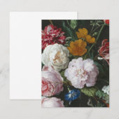 Jan Davidsz de heem - stilstaand leven met bloemen (Voorkant / Achterkant)