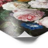 Jan Davidsz De Heem - stilstaand leven met bloemen Foto Afdruk (Hoek)