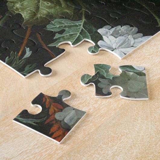 Jan Davidsz de heem - stilstaand leven met bloemen Legpuzzel (Zijkant)