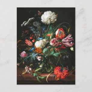 Jan Davidsz de Heem, Vaas van Bloemen, 1660 Briefkaart