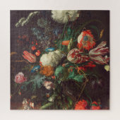 Jan Davidsz de heem - vaas van bloemen Legpuzzel (Verticaal)