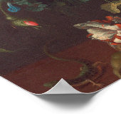 Jan Davidsz de heem - vaas van bloemen Poster (Hoek)