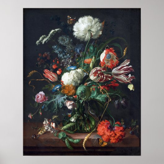 Jan Davidsz de Heem Vase of Flowers Poster (Voorkant)