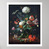 Jan Davidsz de Heem Vase of Flowers Poster (Voorkant)
