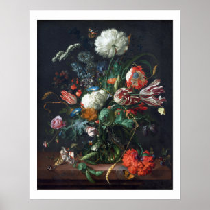 Jan Davidsz de Heem Vase of Flowers Poster