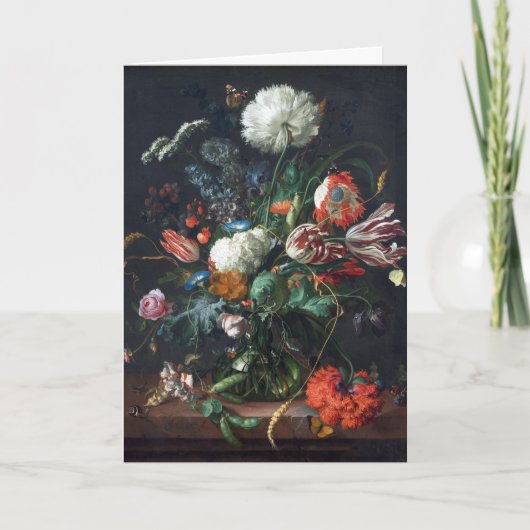 Jan Davidsz de Heem Vase of Flowers Poster Kaart (Voorkant)