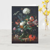 Jan Davidsz de Heem Vase of Flowers Poster Kaart (Gele Bloem)
