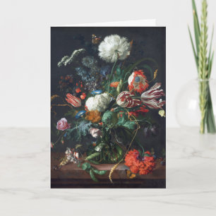 Jan Davidsz de Heem Vase of Flowers Poster Kaart