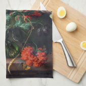 Jan Davidsz de Heem Vase of Flowers Theedoek (Quarter Fold)