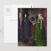 Jan Eyck - De bruiloft van Arnolfini Briefkaart (Voorkant / Achterkant)
