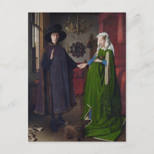 Jan Eyck - De bruiloft van Arnolfini Briefkaart