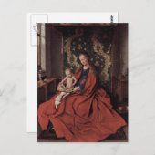 Jan Eyck - The Ince Hall Madonna Briefkaart (Voorkant / Achterkant)