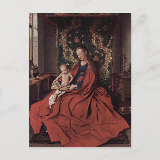 Jan Eyck - The Ince Hall Madonna Briefkaart (Voorkant)
