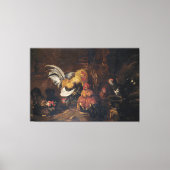 Jan Fyt Cockfight Canvas Afdruk (Voorkant)
