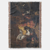 Jan Fyt Cockfight Deken (Voorkant Verticaal)