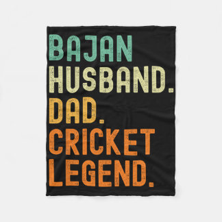 Jan Husnd Dad Cricket Legend Rdos Fleece Deken