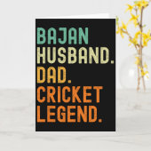 Jan Husnd Dad Cricket Legende Rdos Kaart (Gele Bloem)