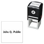 Jan Jansen, Aanpasbaar naar elke naam of tekst Zelfinktende Stempel (In situ)