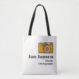 Jan Janson Classic Photography (of jouw naam) Tote Bag