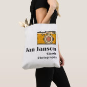 Jan Janson Classic Photography (of jouw naam) Tote Bag (Dichtbij)