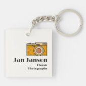 Jan Janson Classic Photography (or your name) Sleutelhanger (Achterkant)