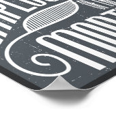 JAN-JUN werknemer van de maandfoto vertoning Poster (Hoek)