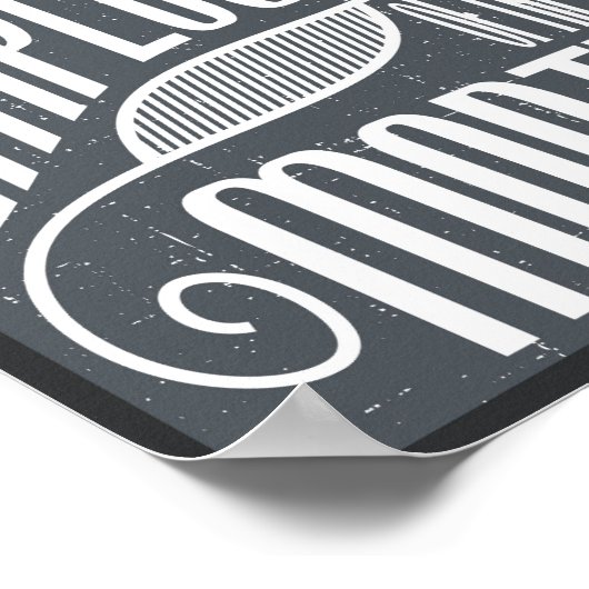 JAN-JUN werknemer van de maandfoto vertoning Poster (Hoek)