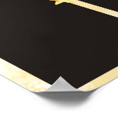 JAN-JUN werknemer van de maandfoto vertoning Poster (Hoek)