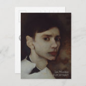 Jan Mankes Self-portret CC0689 Briefkaart (Voorkant / Achterkant)