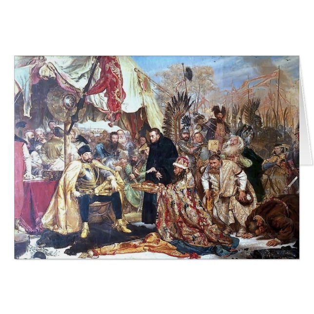 Jan Matejko- Bathory bij Pskov (Voorkant Horizontaal)