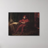 Jan Matejko - Stanczyk tijdens een bal, Harlequin Canvas Afdruk (Voorkant)