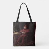 Jan Matejko - Stanczyk tijdens een bal, Harlequin Tote Bag (Achterkant)