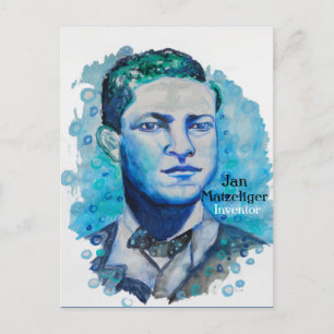 Jan Matzeliger - Briefkaart voor zwarte-inventaris