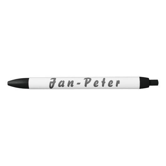 Jan-Peter Kugelschreiber Zwarte Inkt Pen (Voorkant)