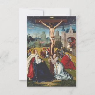Jan Provost Kruisiging van Jezus Heilige Kaart